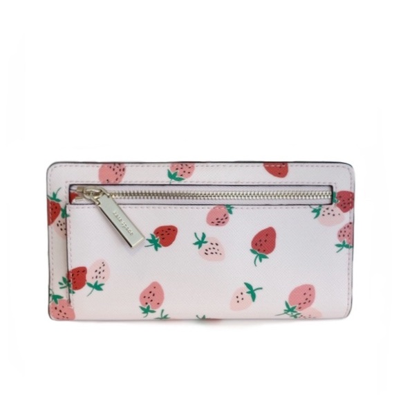 kate spade Bags Kate Spade Staci Strawberries Slim Bifold Wallet